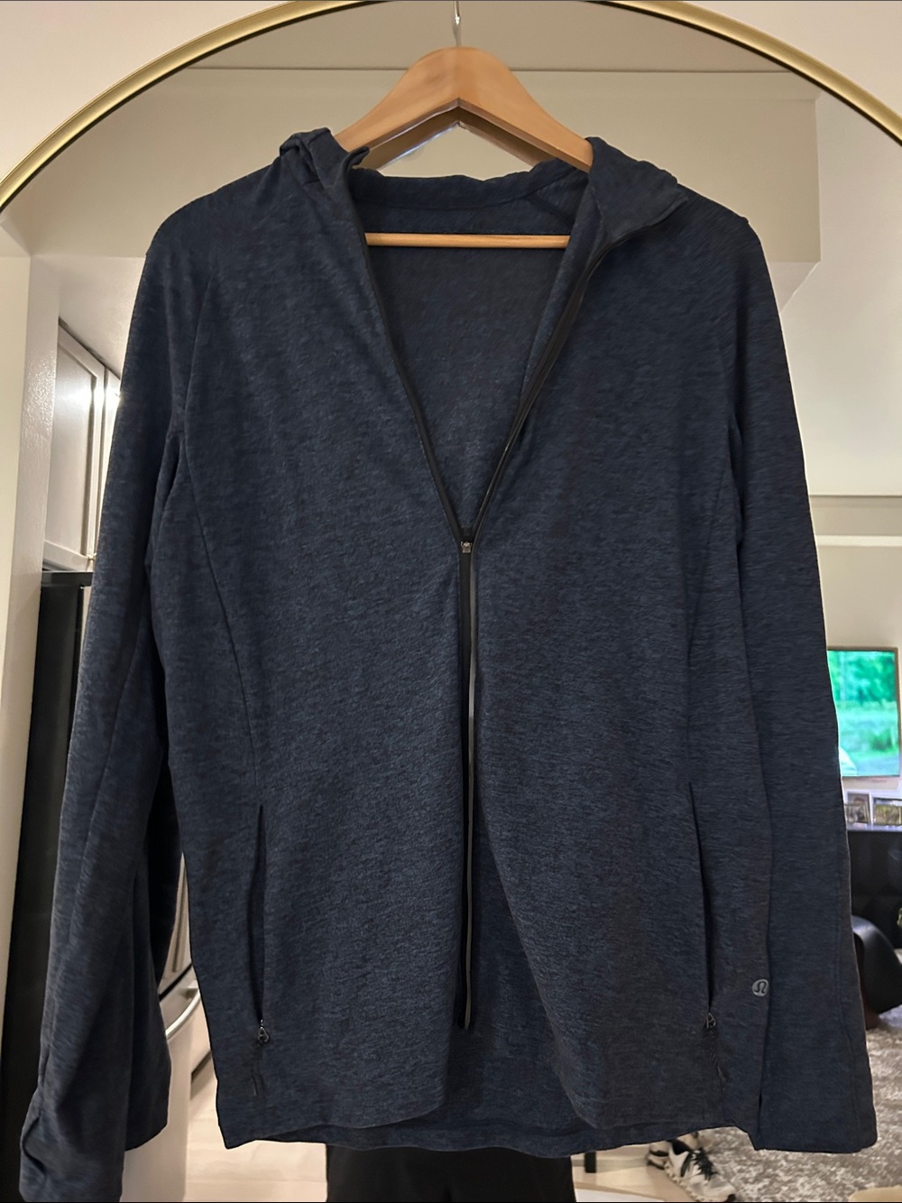 lululemon athletica Men's Zip-Up Hooded Sweater - Dark Navy